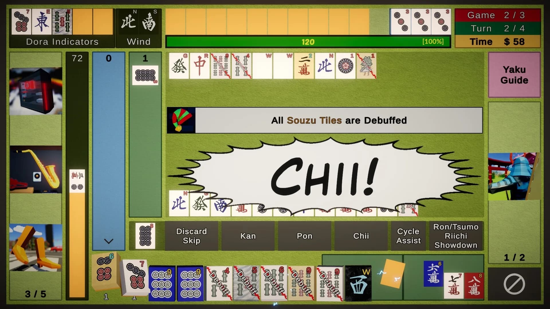 Showdown! Mahjong Tutorial Included görsel 2