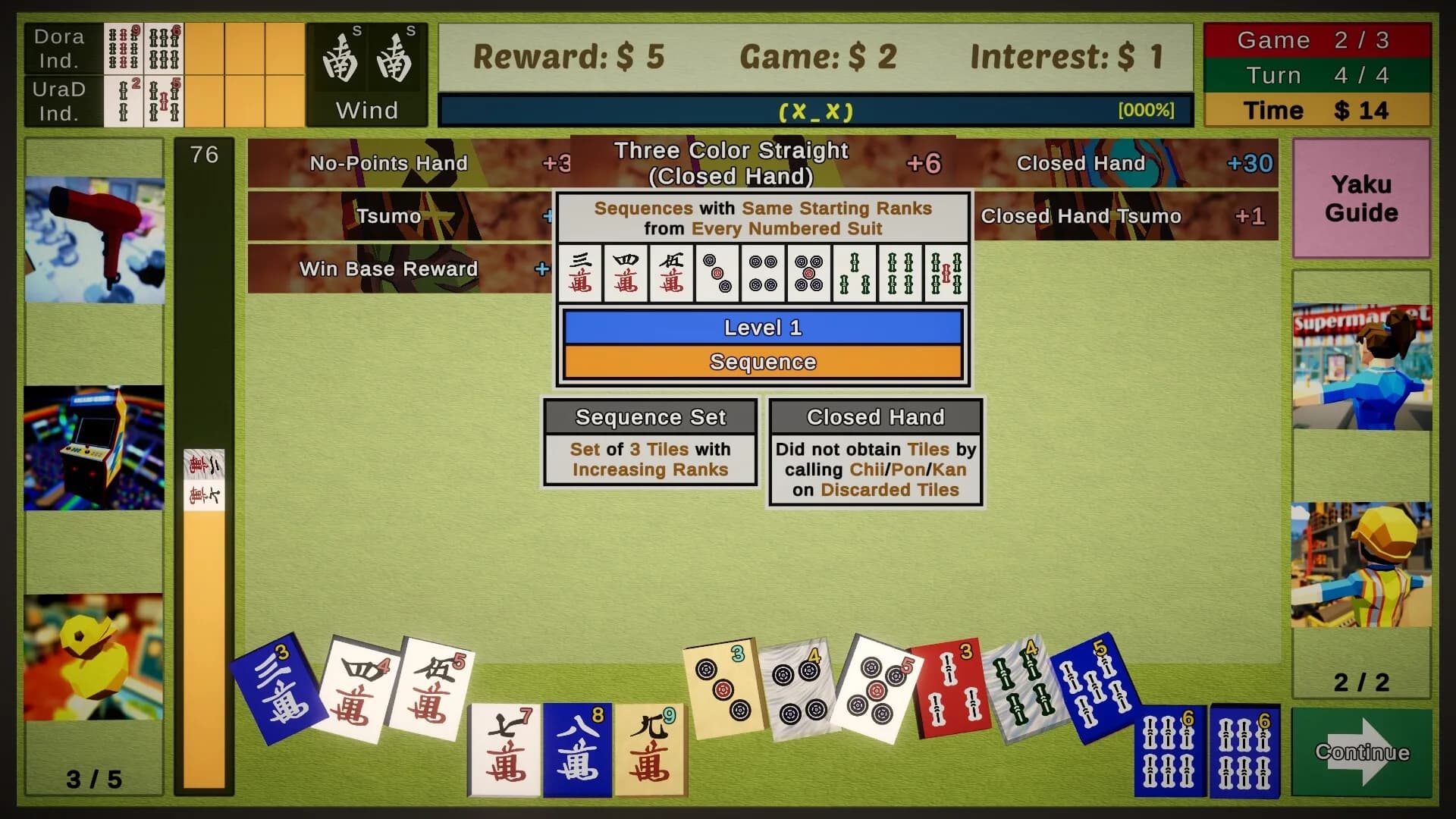 Showdown! Mahjong Tutorial Included görsel 4
