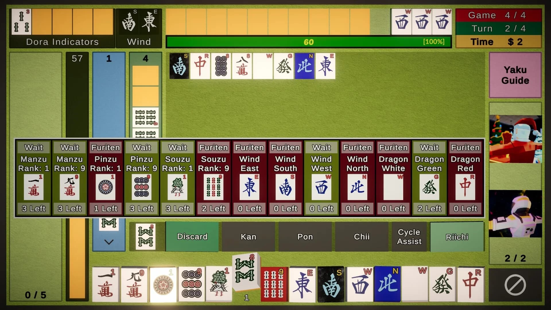 Showdown! Mahjong Tutorial Included görsel 7
