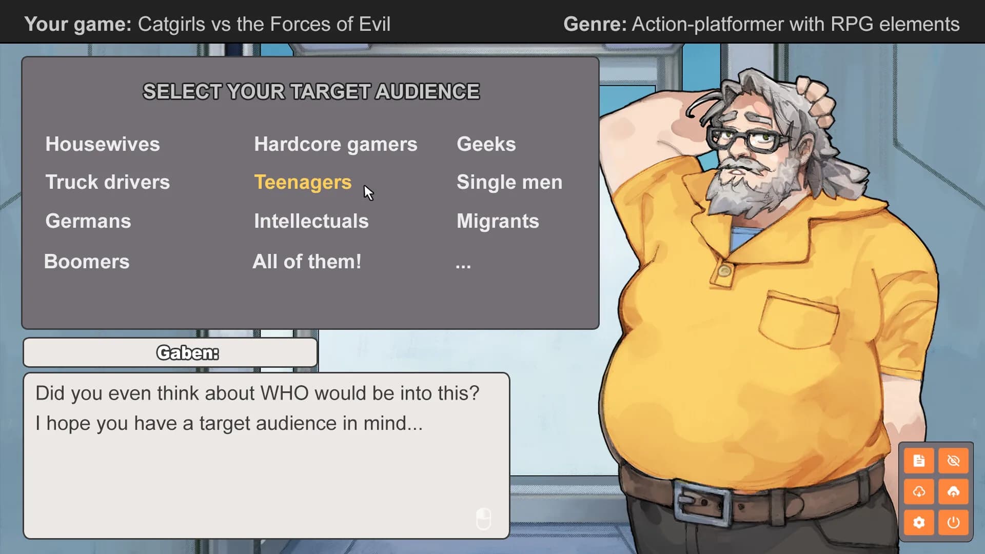GABEN: Elevator Pitch Simulator görsel 3