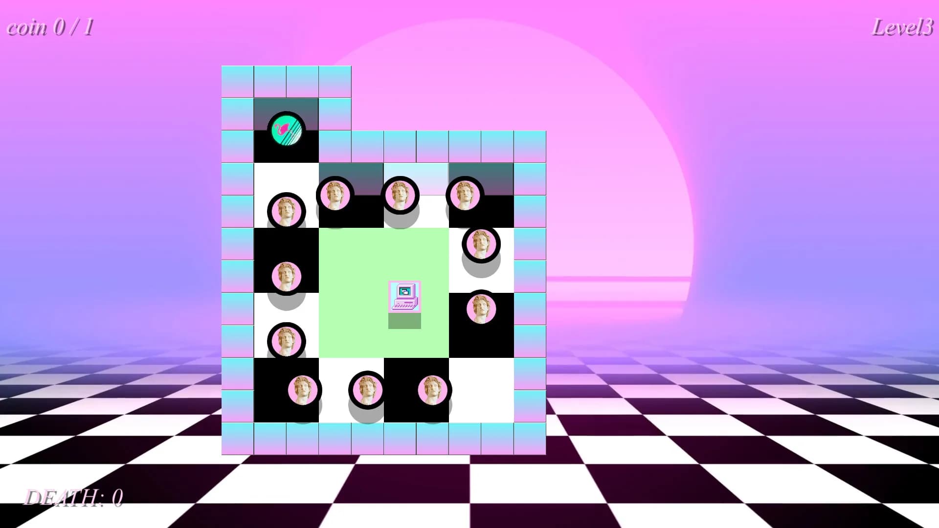 Vaporwave Hardest Game görsel 2