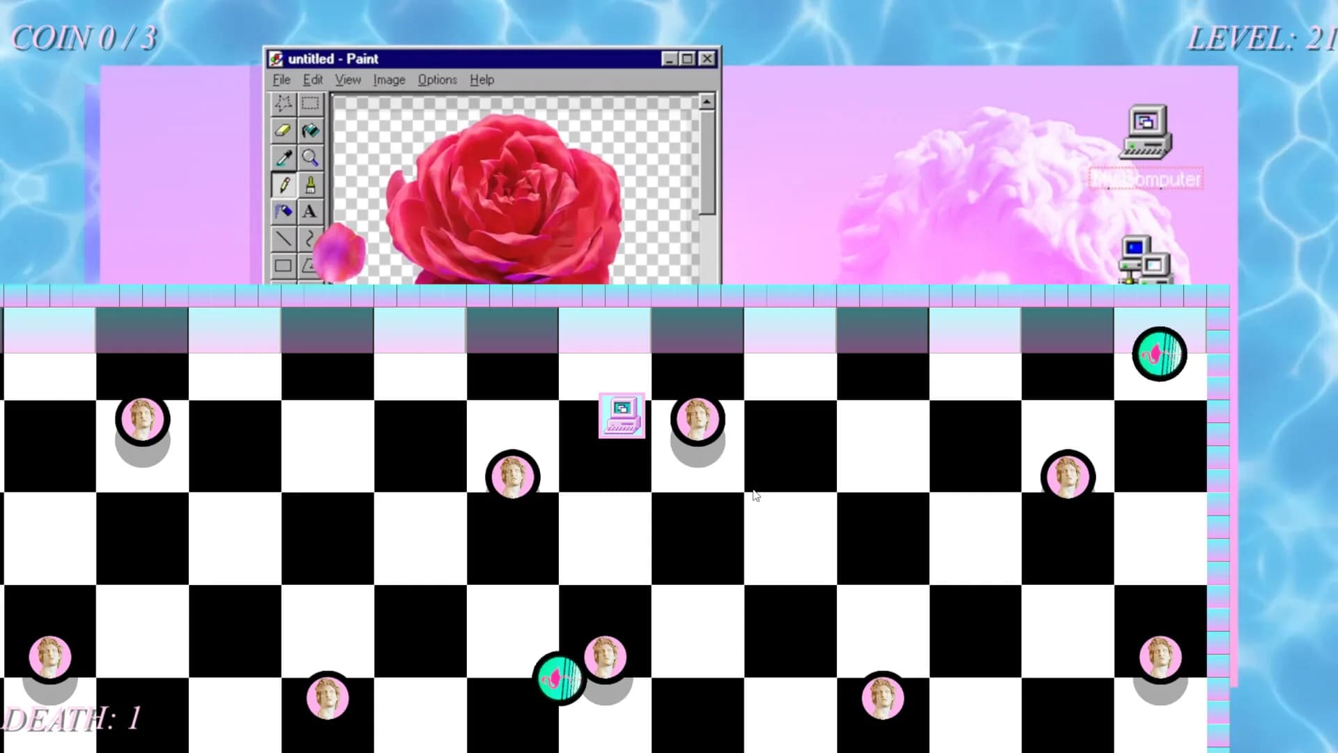 Vaporwave Hardest Game görsel 4