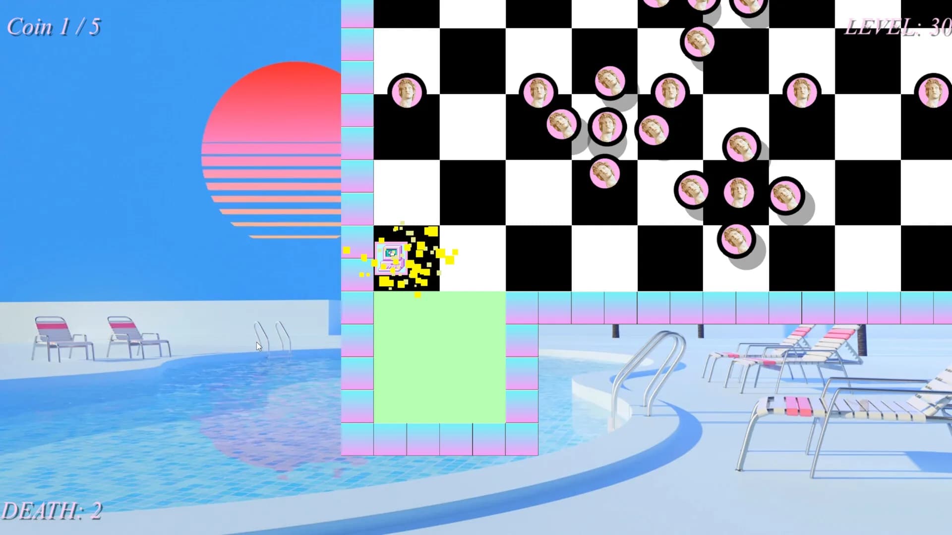 Vaporwave Hardest Game görsel 7
