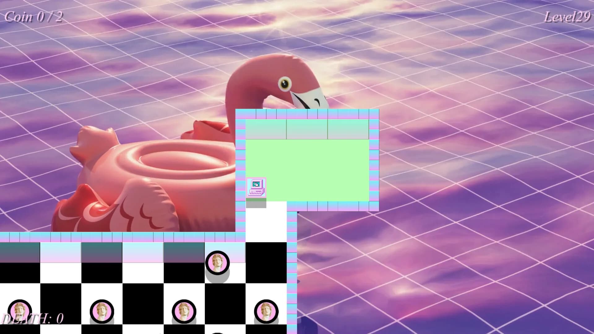 Vaporwave Hardest Game görsel 8
