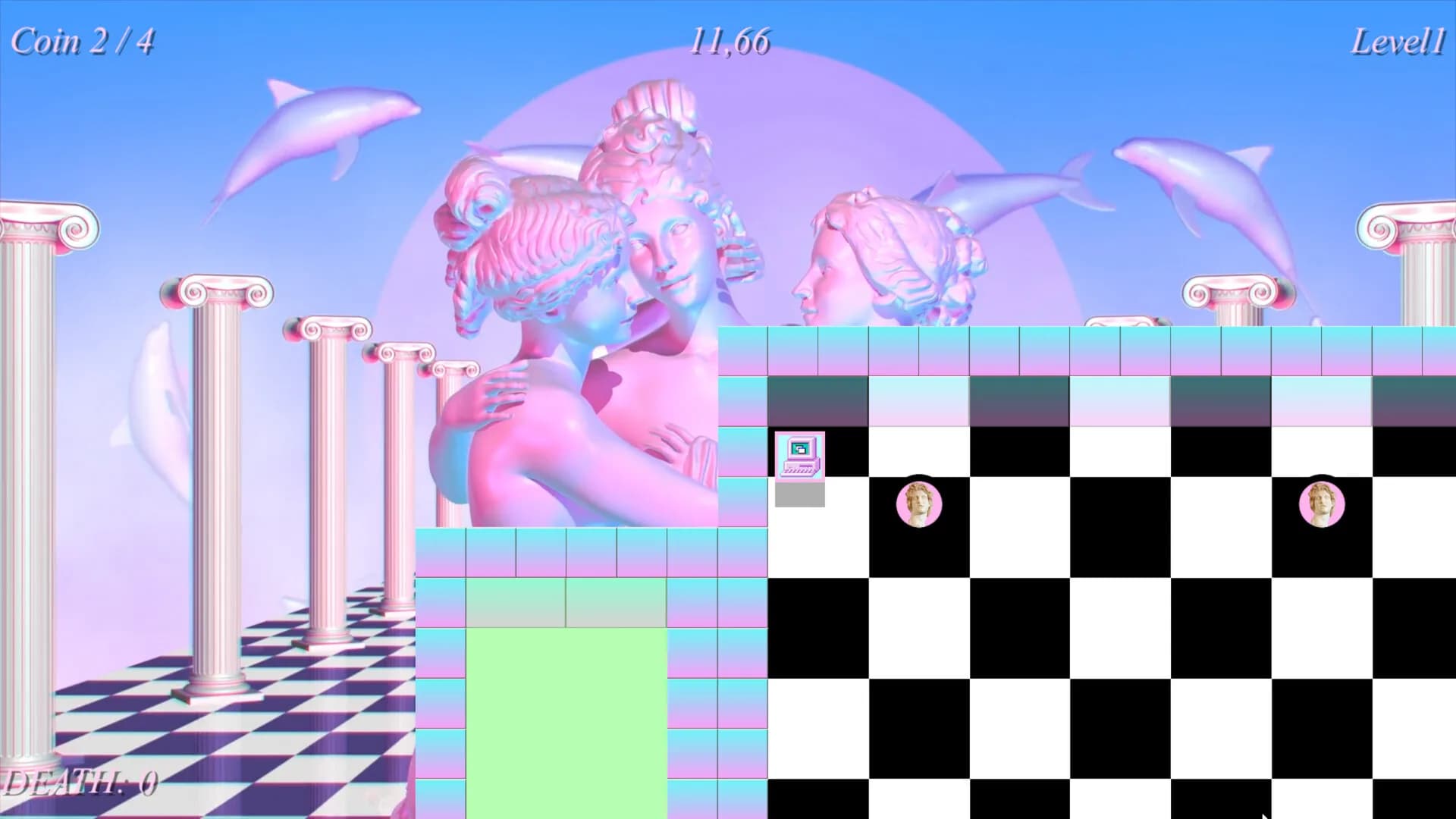 Vaporwave Hardest Game görsel 9
