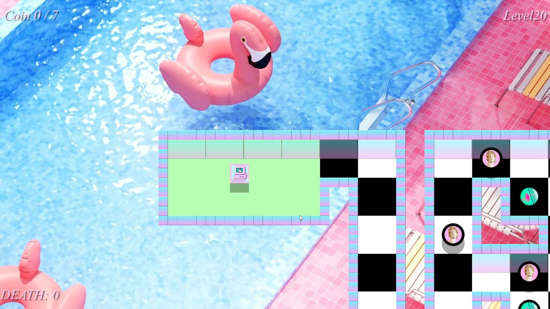 Vaporwave Hardest Game görsel 11