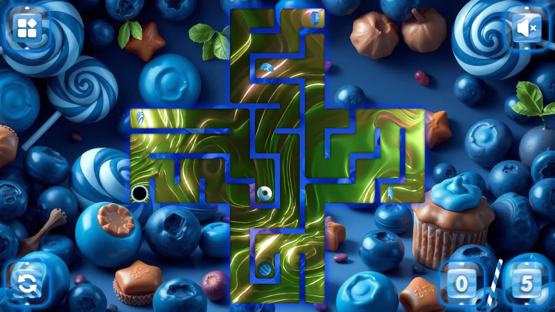 Sweetie Candy Maze: Blueberry görsel 2