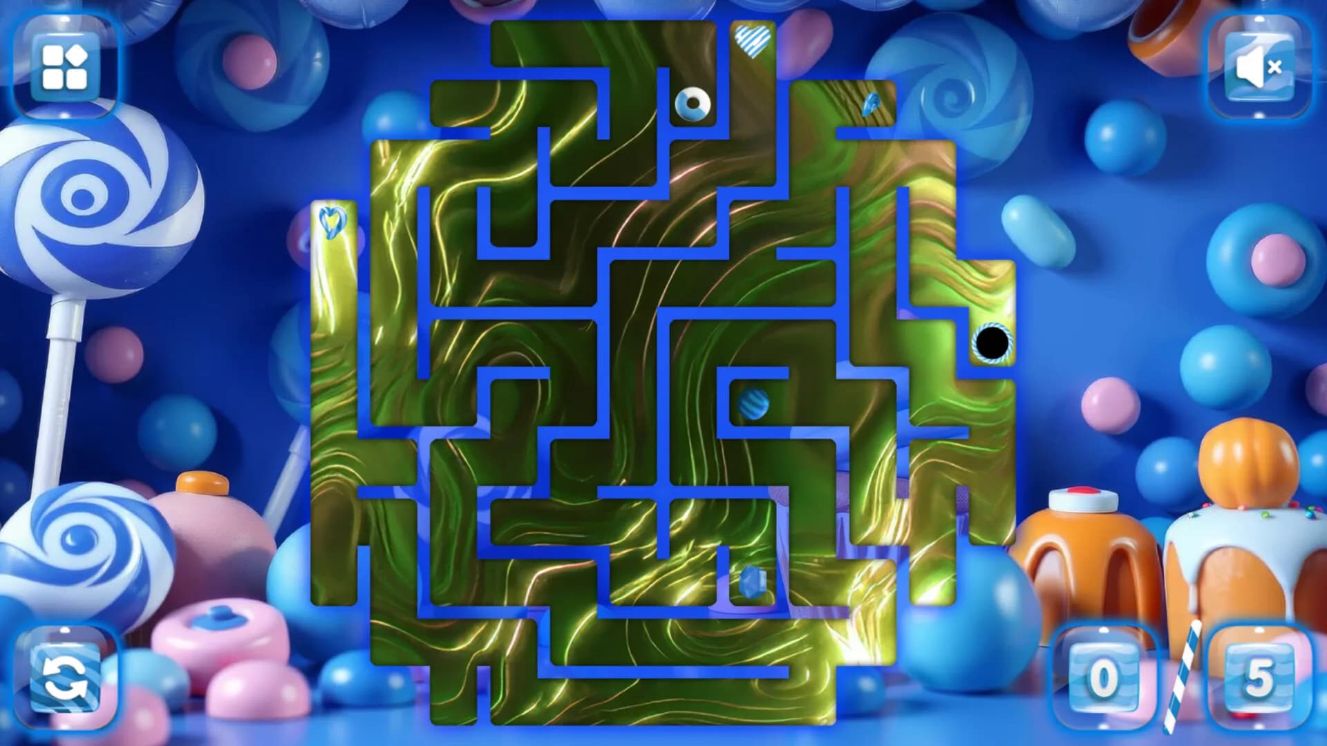 Sweetie Candy Maze: Blueberry görsel 4