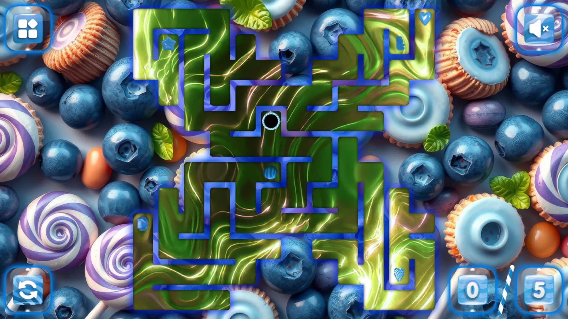 Sweetie Candy Maze: Blueberry görsel 5