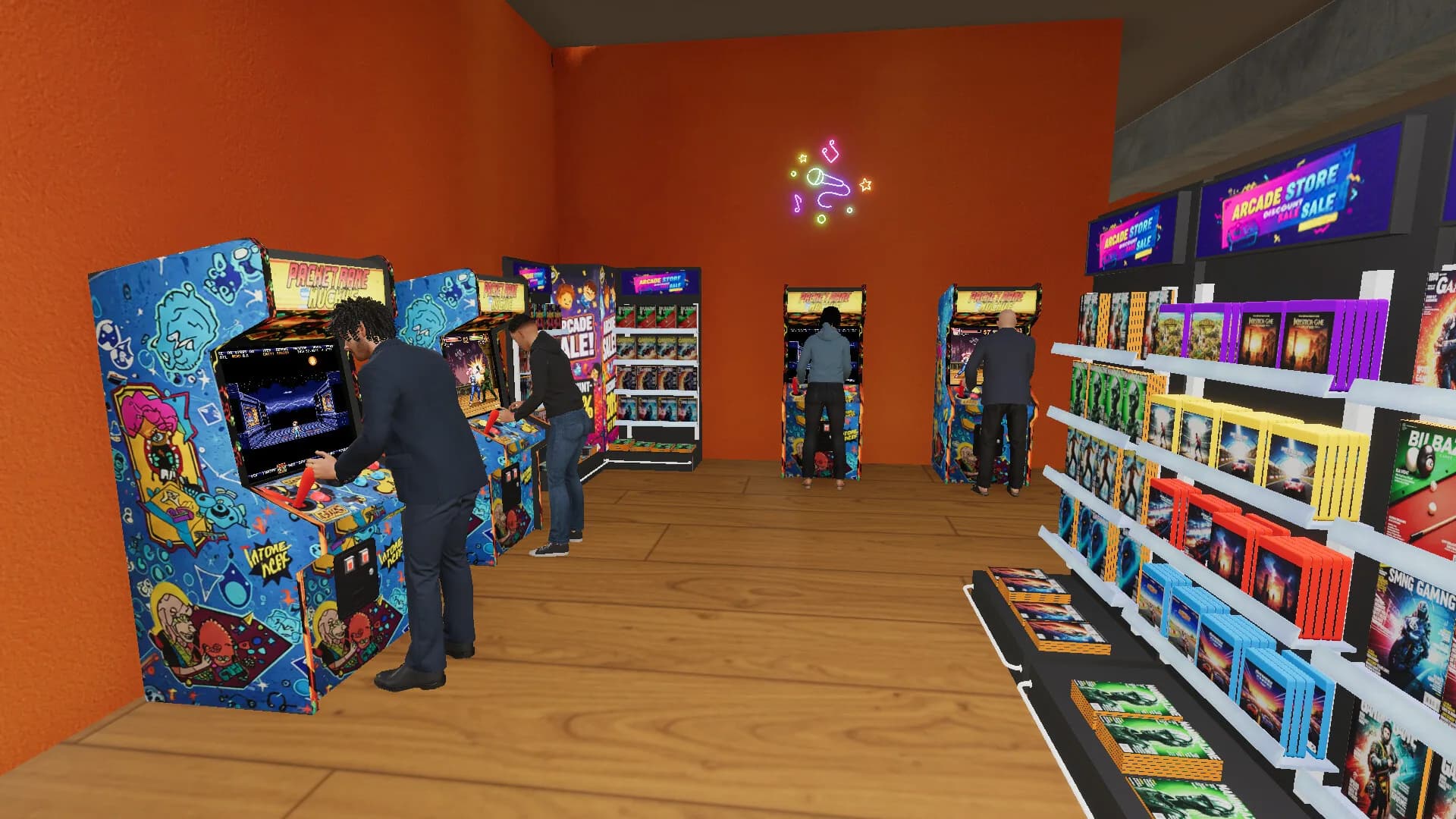 Retro Arcade Shop Simulator görsel 3