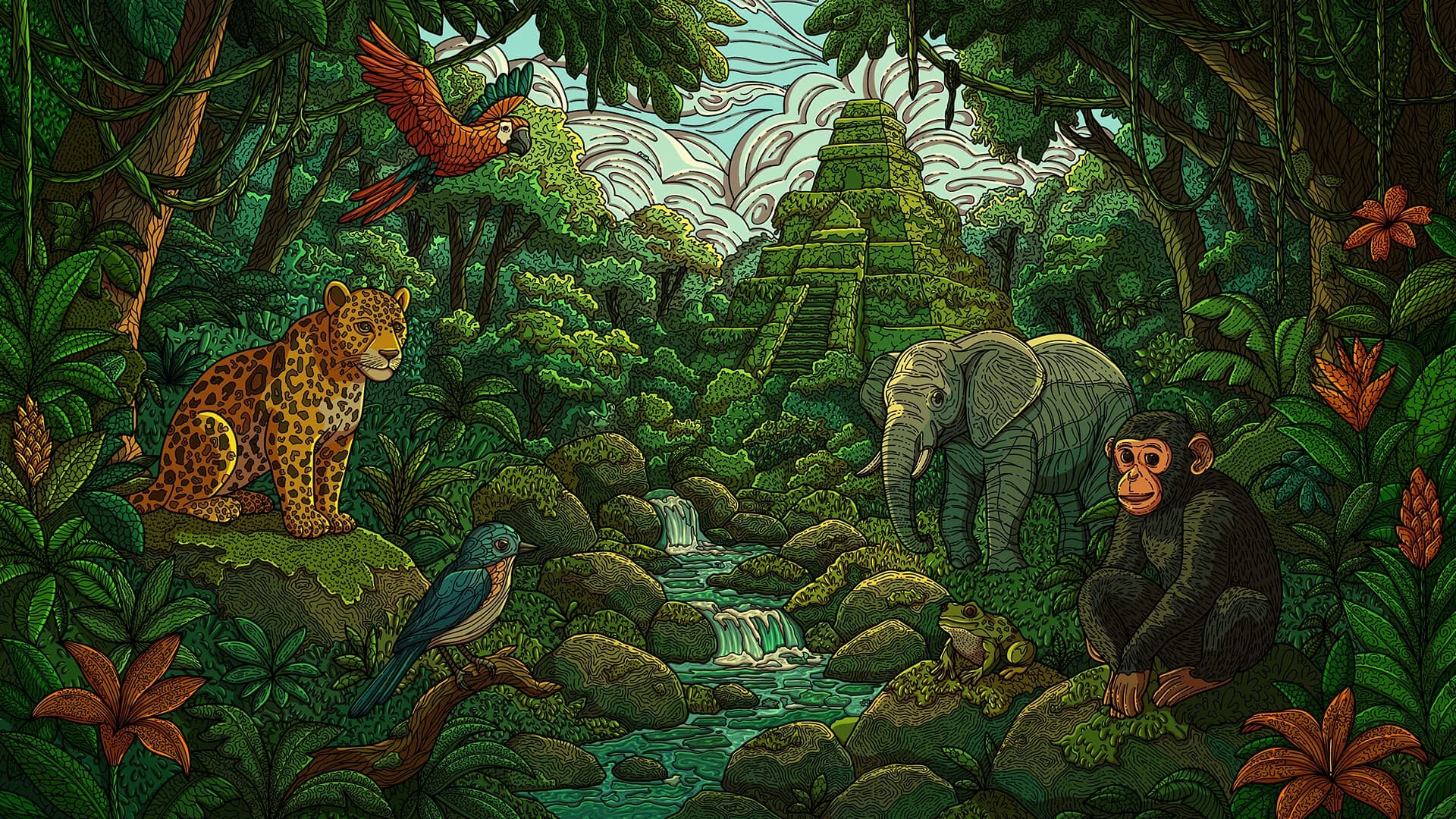 100 Jungle Cats görsel 4