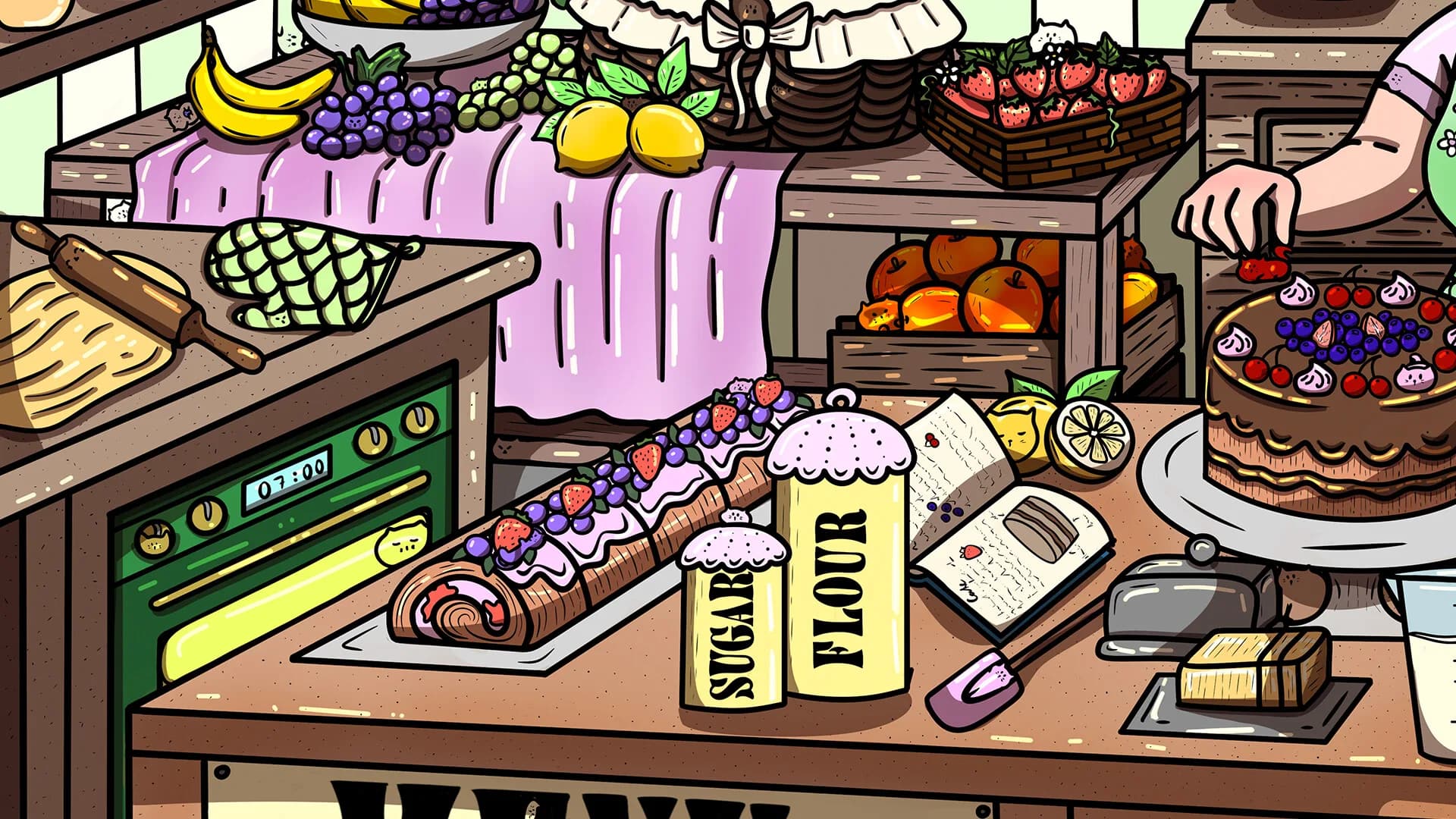 100 Bakery Cats görsel 4