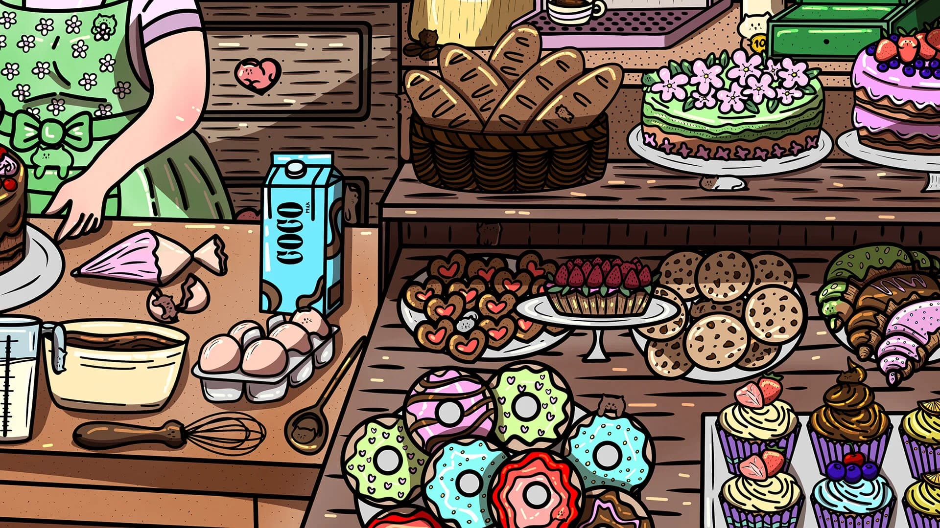 100 Bakery Cats görsel 6