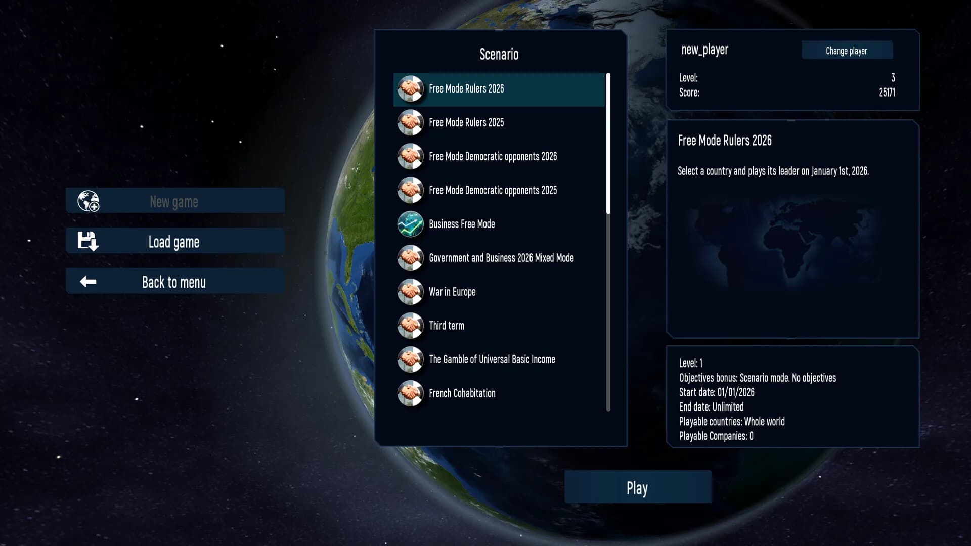 Geo-Political Simulator 2026 Edition görsel 3