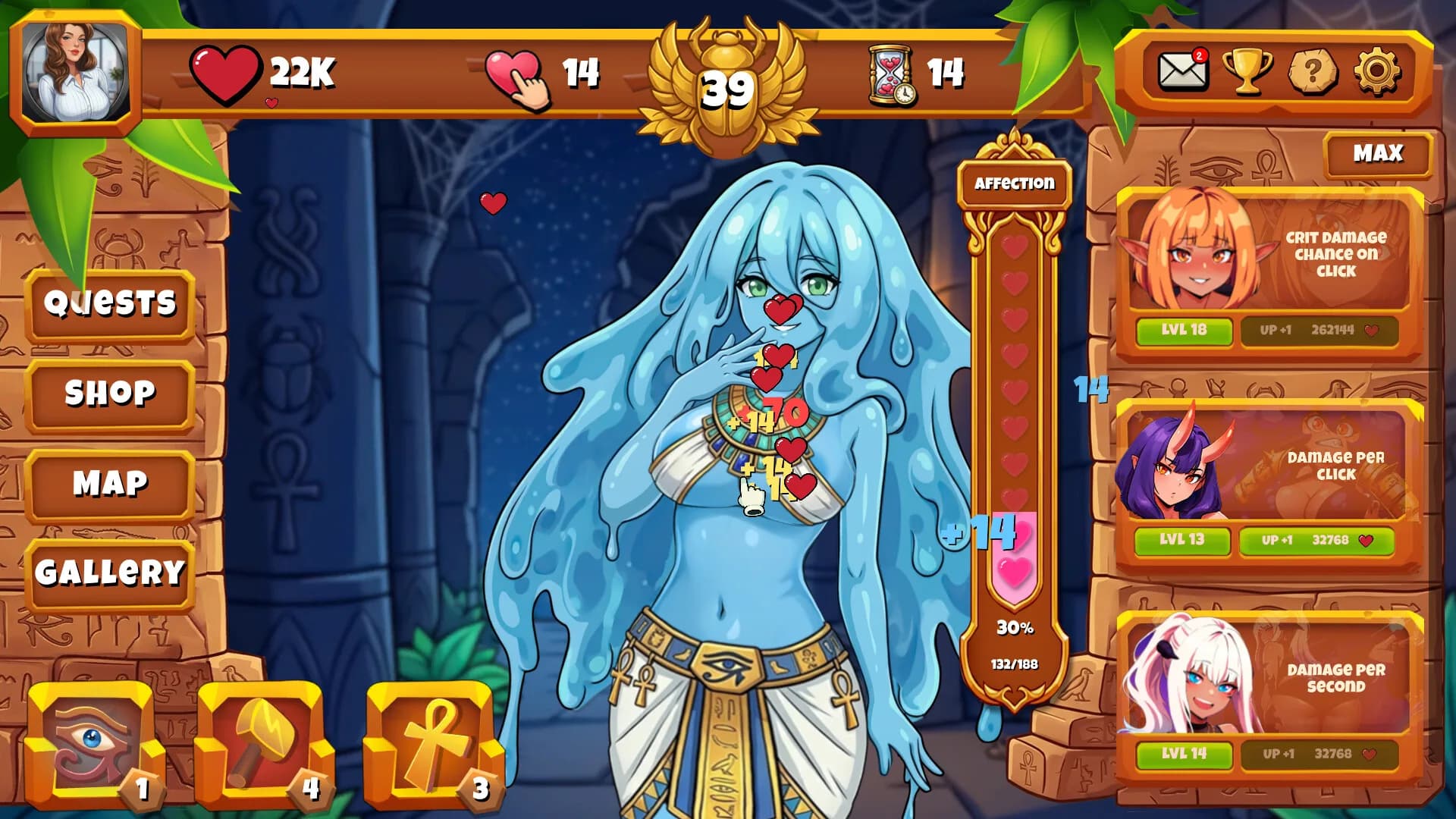 Lewd Temple: Hentai Clicker görsel 2