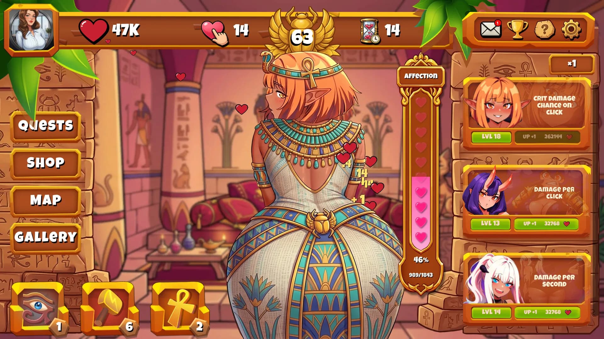Lewd Temple: Hentai Clicker görsel 4