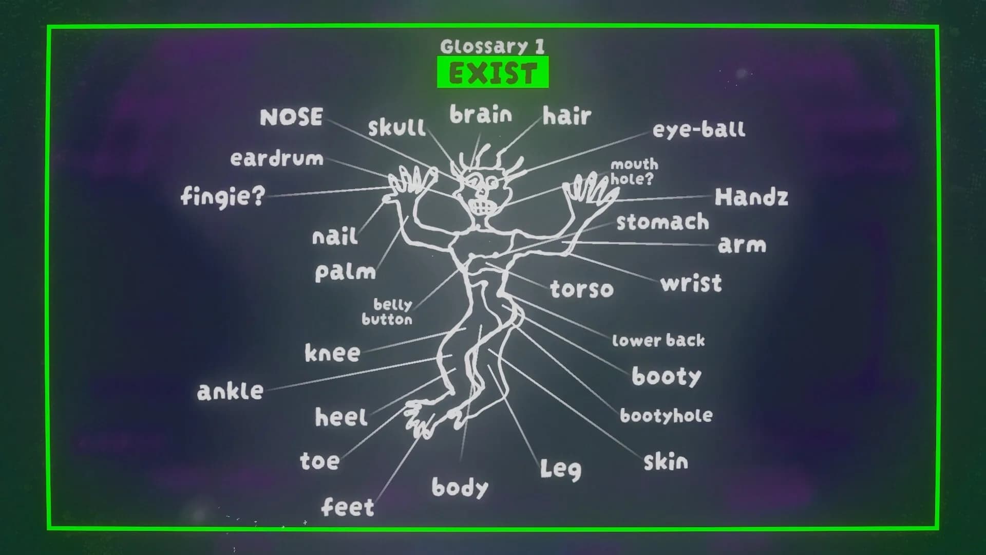 nick¹s recursive videogame⁴ about deciphering word¹⁶ puzzle⁷⁹s to discover your identity²⁵ and redefine the universe³¹⁸! görsel 5