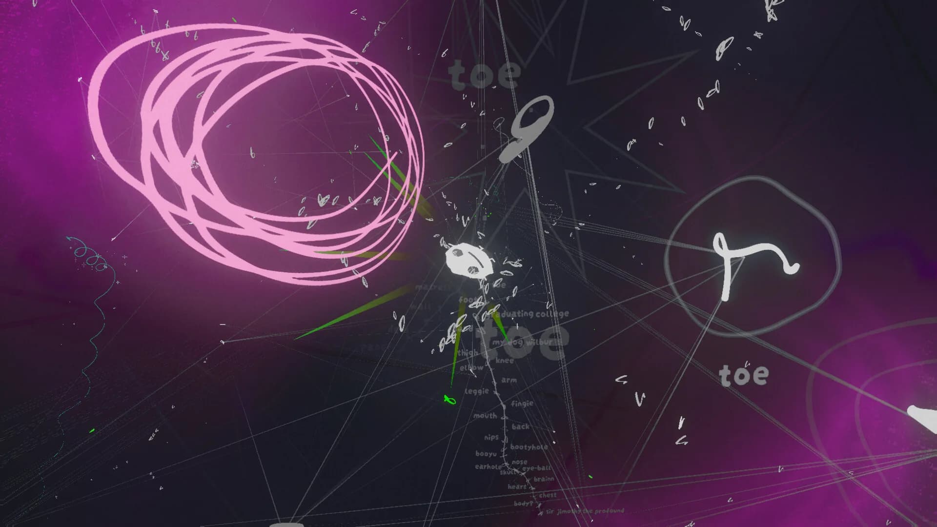 nick¹s recursive videogame⁴ about deciphering word¹⁶ puzzle⁷⁹s to discover your identity²⁵ and redefine the universe³¹⁸! görsel 6