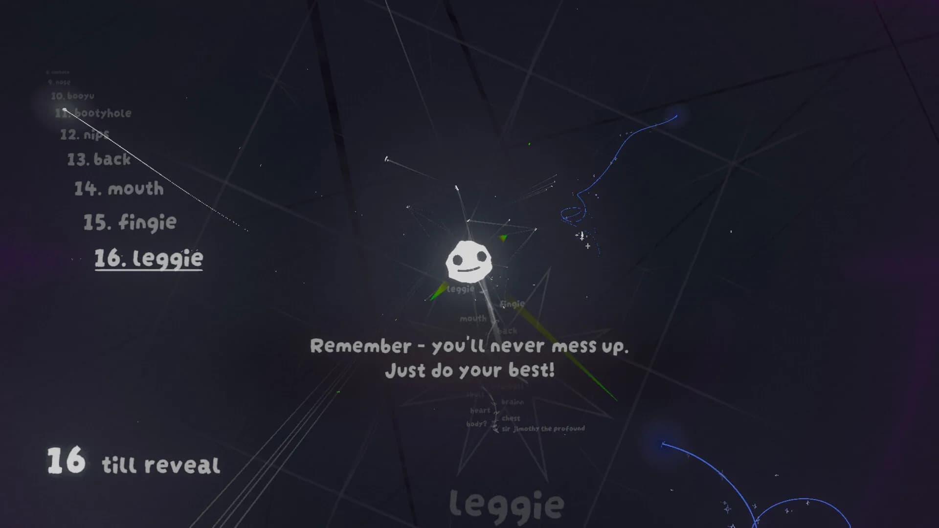 nick¹s recursive videogame⁴ about deciphering word¹⁶ puzzle⁷⁹s to discover your identity²⁵ and redefine the universe³¹⁸! görsel 8