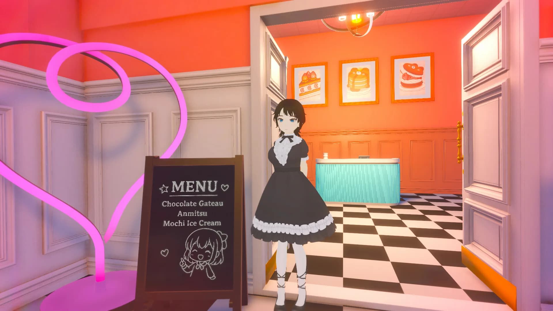 Maid Cafe Simulator görsel 3