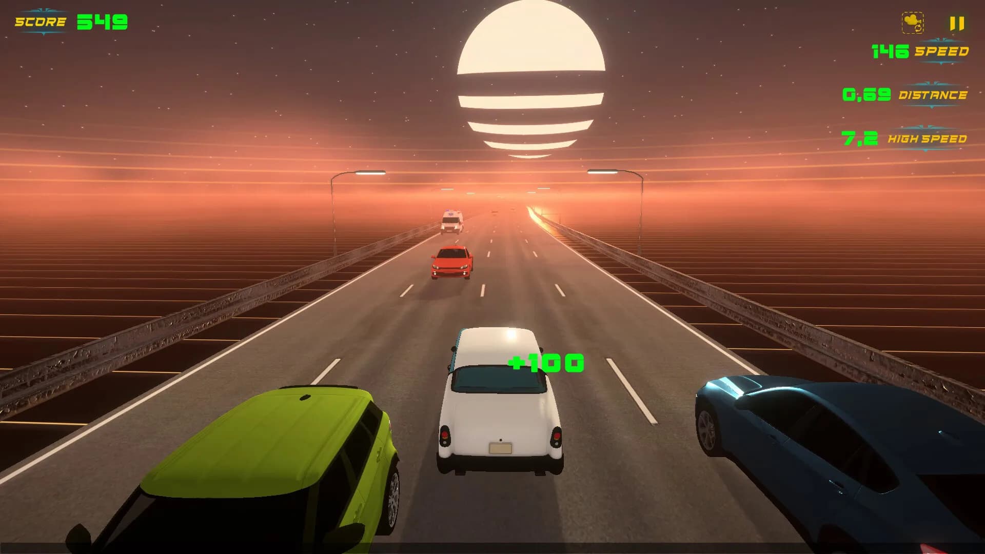 Neon Rush Highway görsel 7
