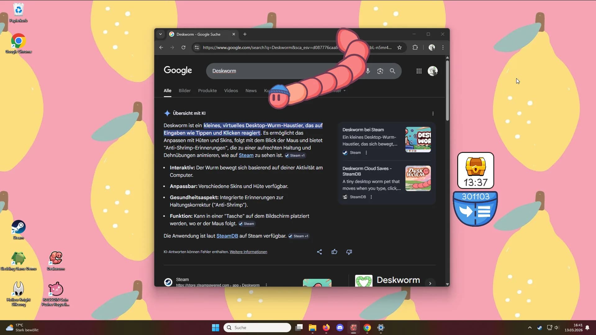 Deskworm görsel 2