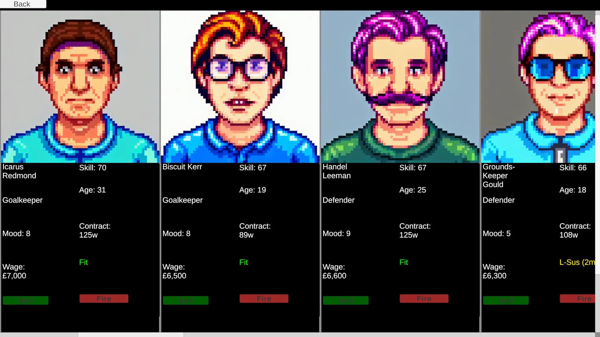 Retro Soccer Manager Sim 89 görsel 4