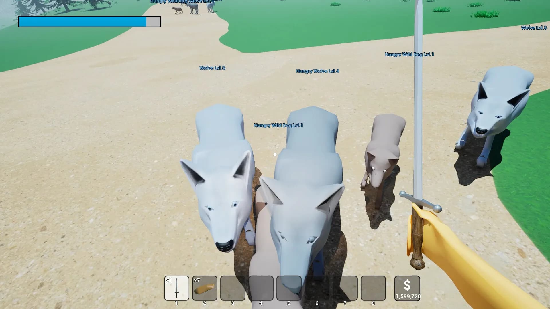 Humanlike Sword Art görsel 2