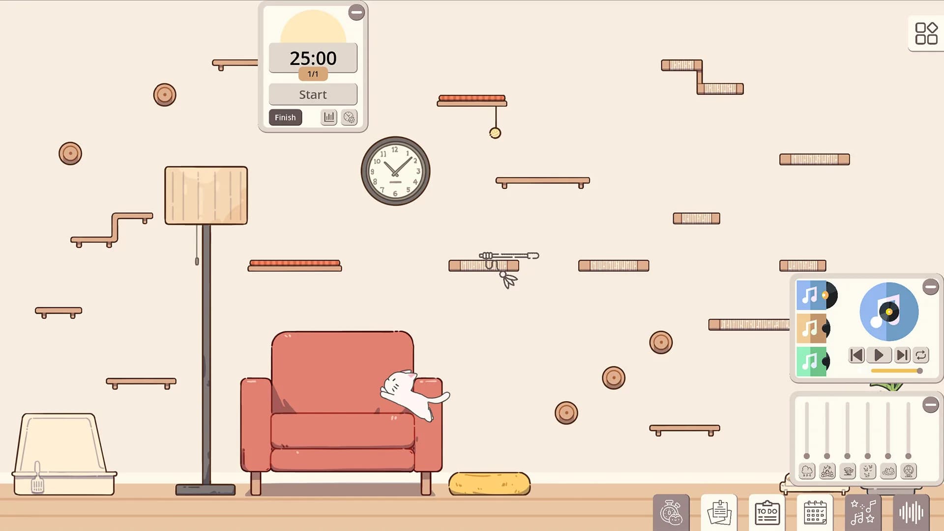 Meow Time: cozy cat room görsel 5