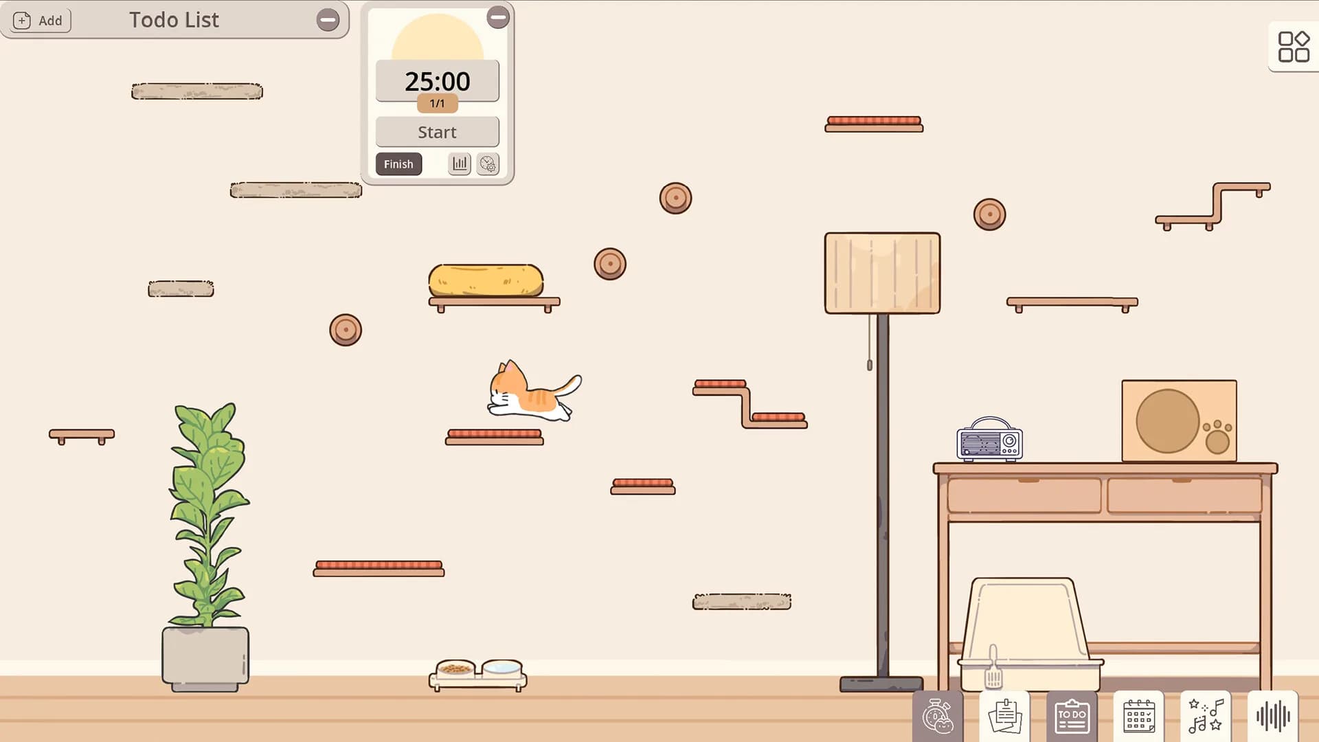Meow Time: cozy cat room görsel 7