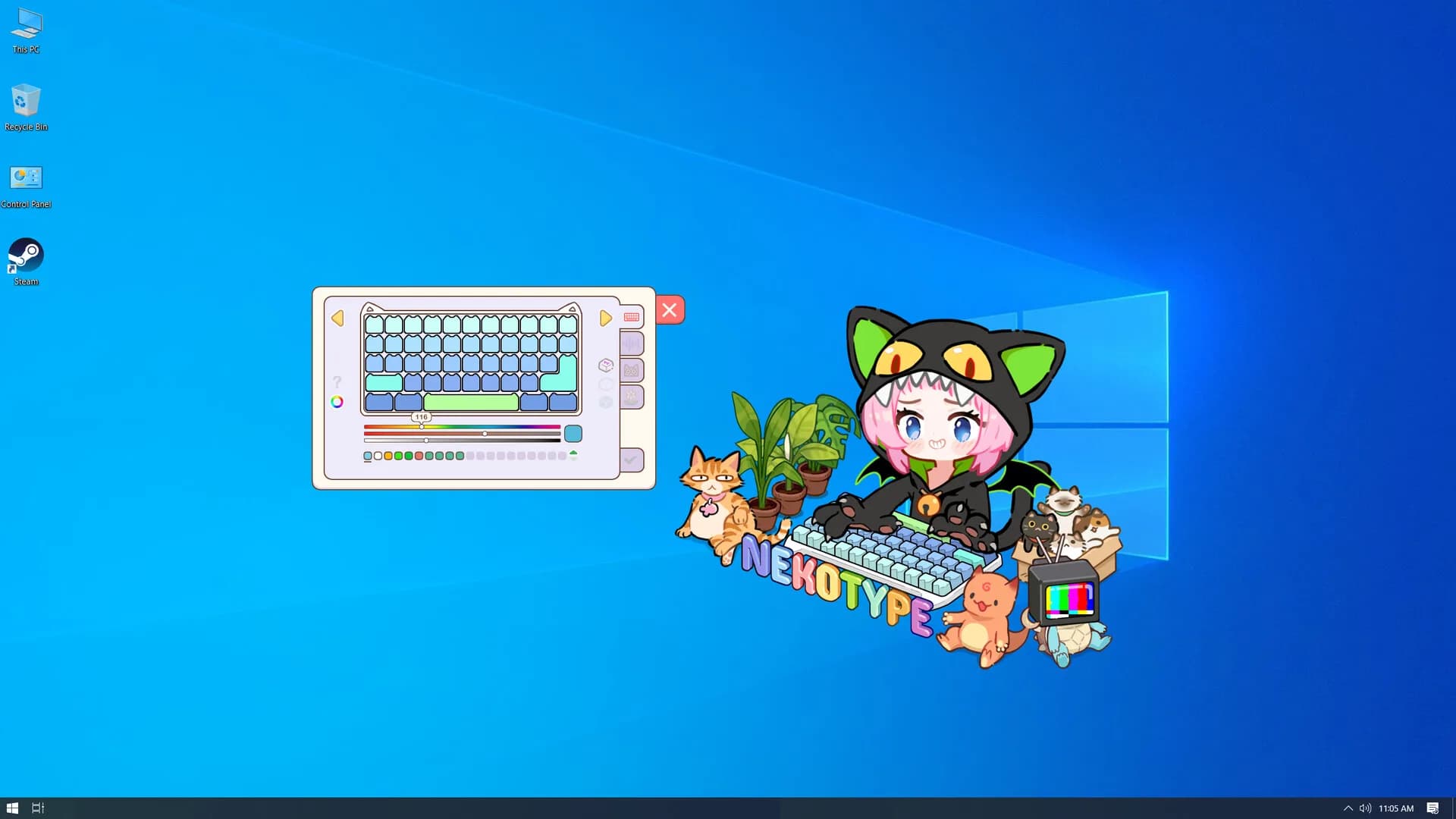 Nekotype Keyboard Cat Simulator görsel 3
