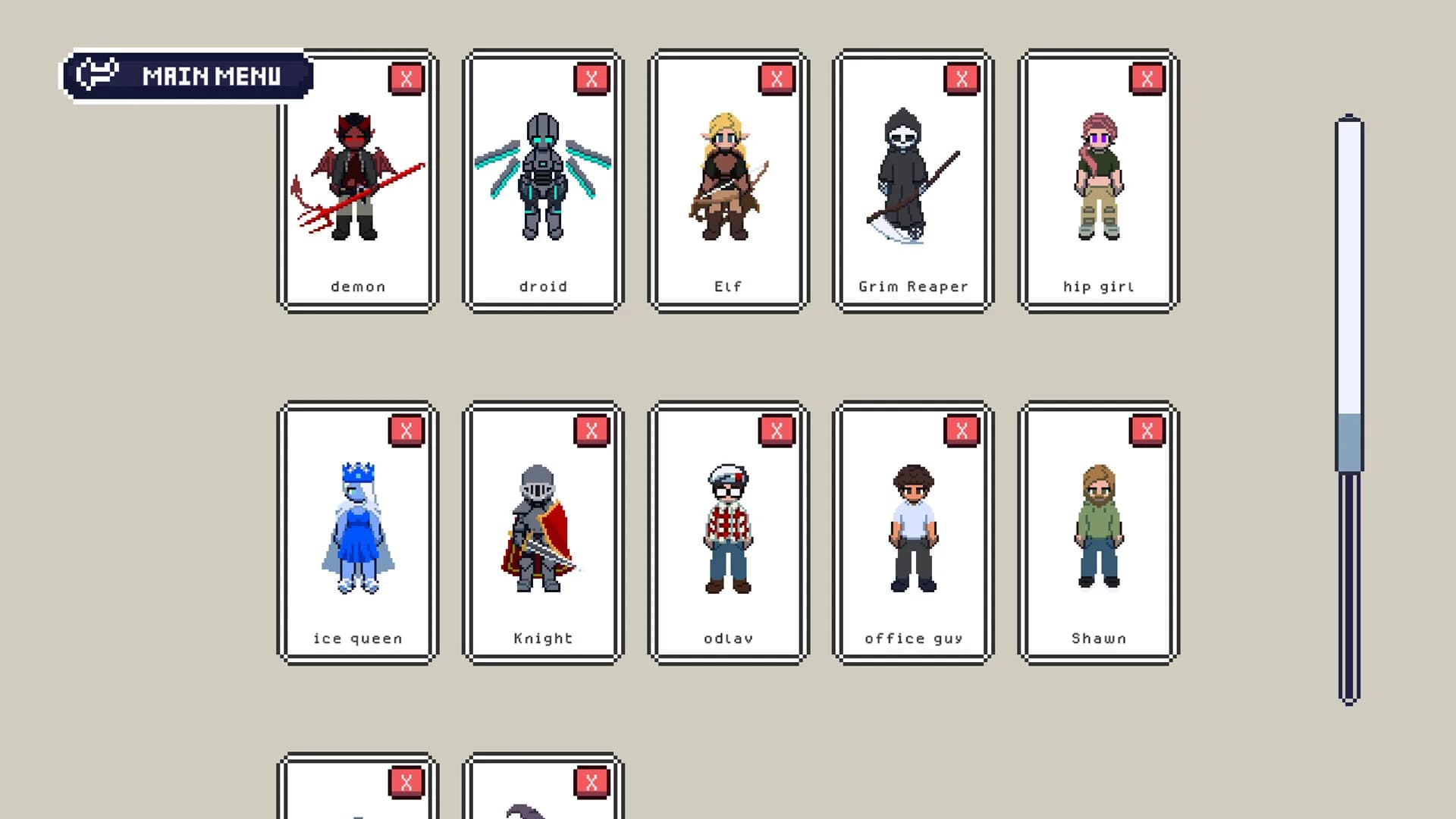 Just A Pixel Character Creator görsel 8