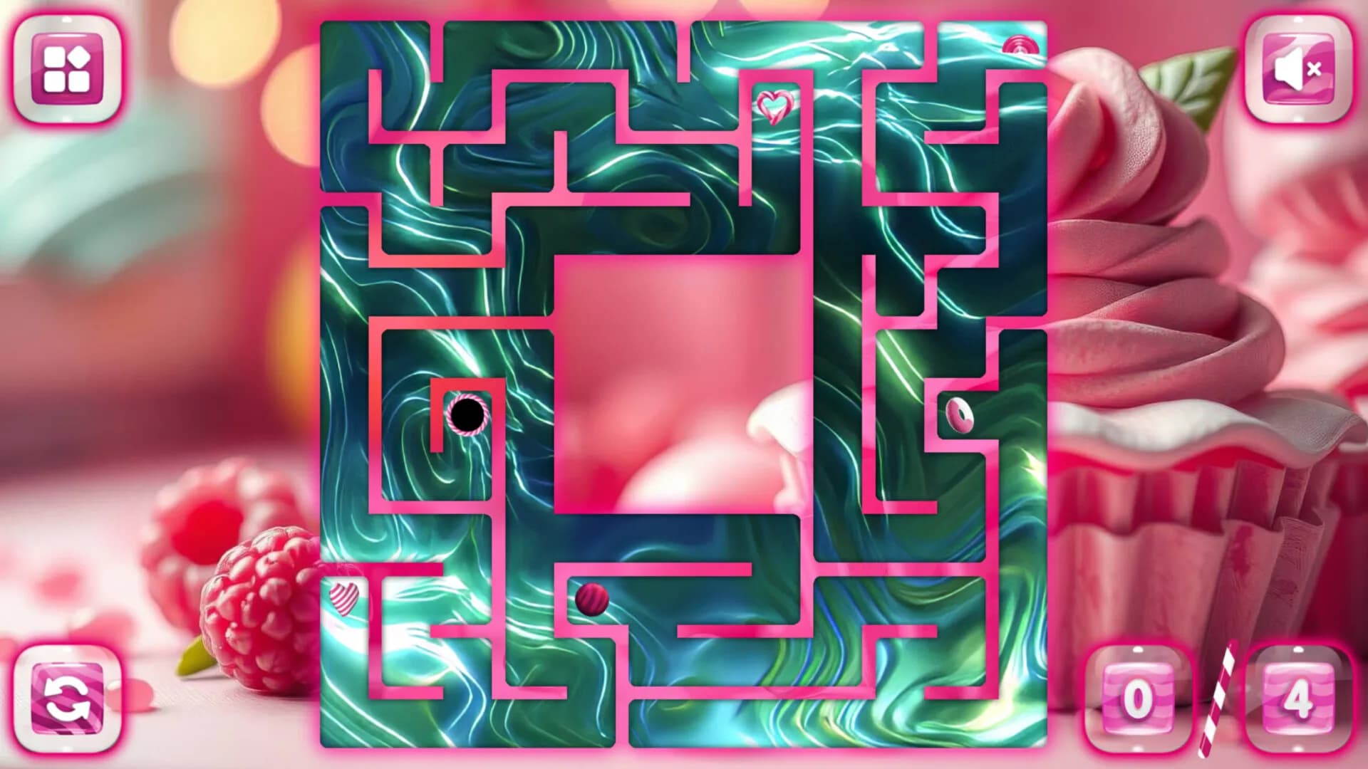 Sweetie Candy Maze: Pink Raspberry görsel 4