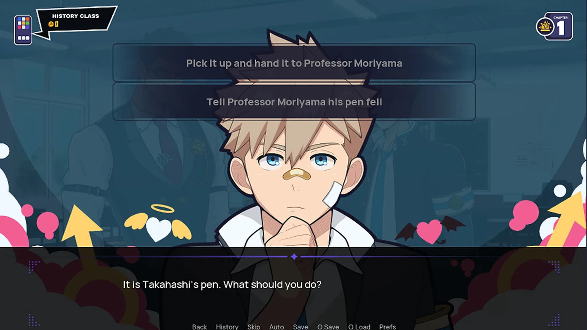  Overnight - Academy BL Romance Visual Novel görsel 3