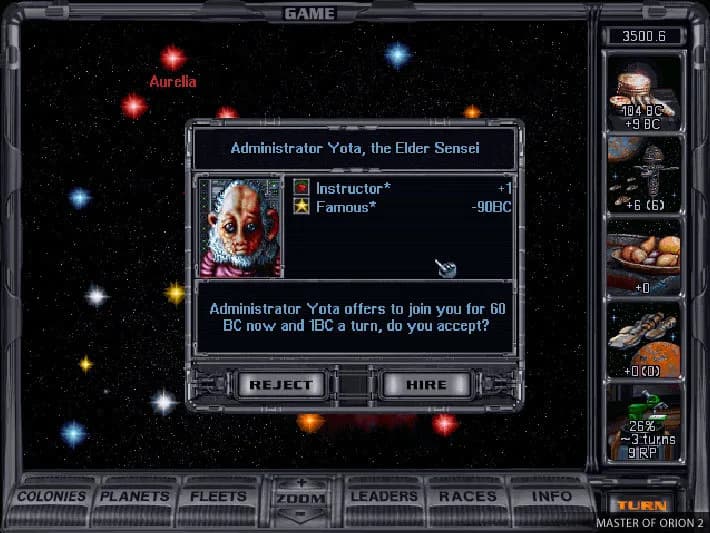 Master of Orion 1 görsel 4