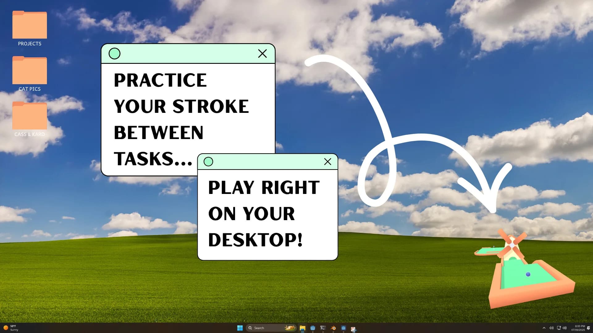 Desktop Golf görsel 2