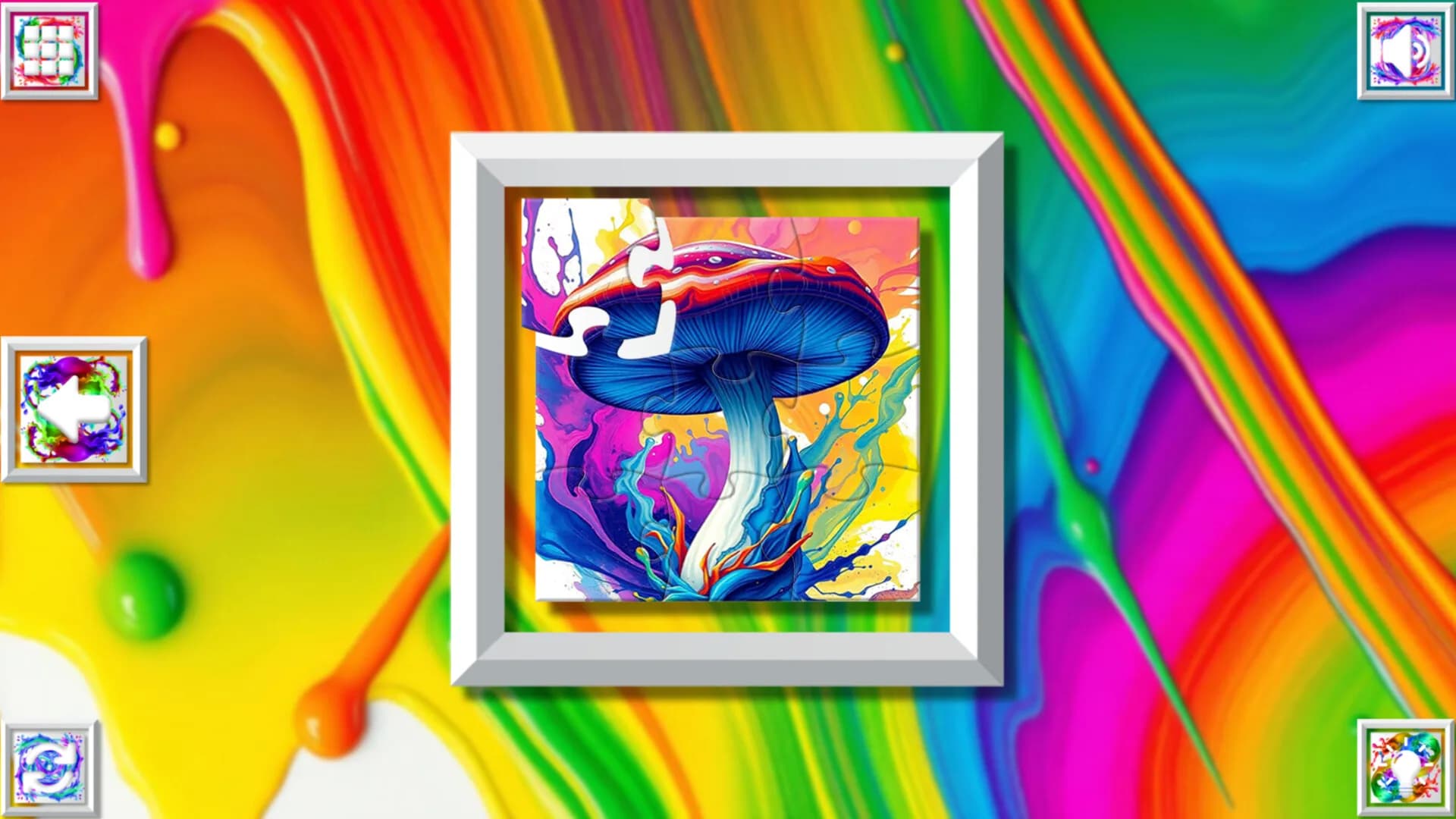Color Splash: Mushrooms görsel 3