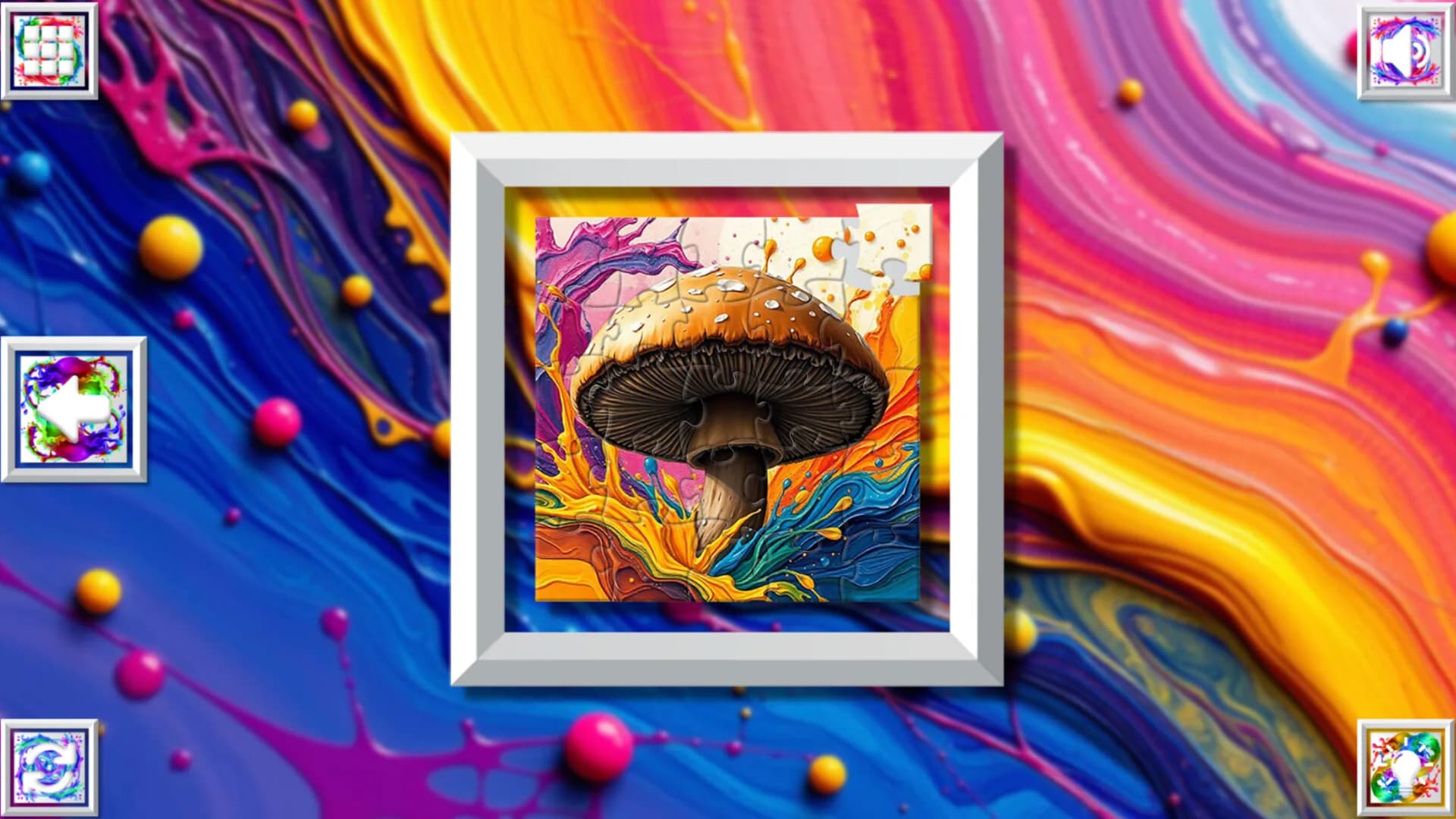 Color Splash: Mushrooms görsel 5