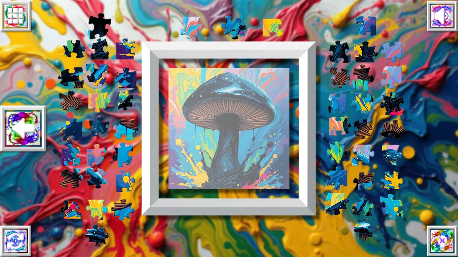 Color Splash: Mushrooms görsel 6