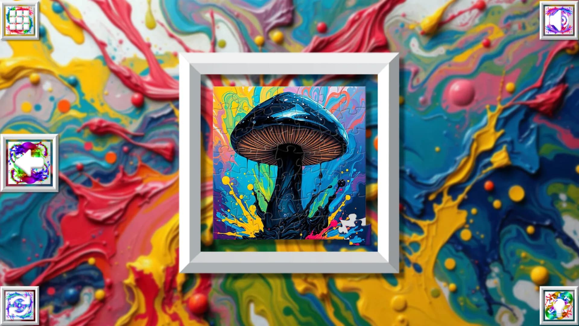 Color Splash: Mushrooms görsel 7
