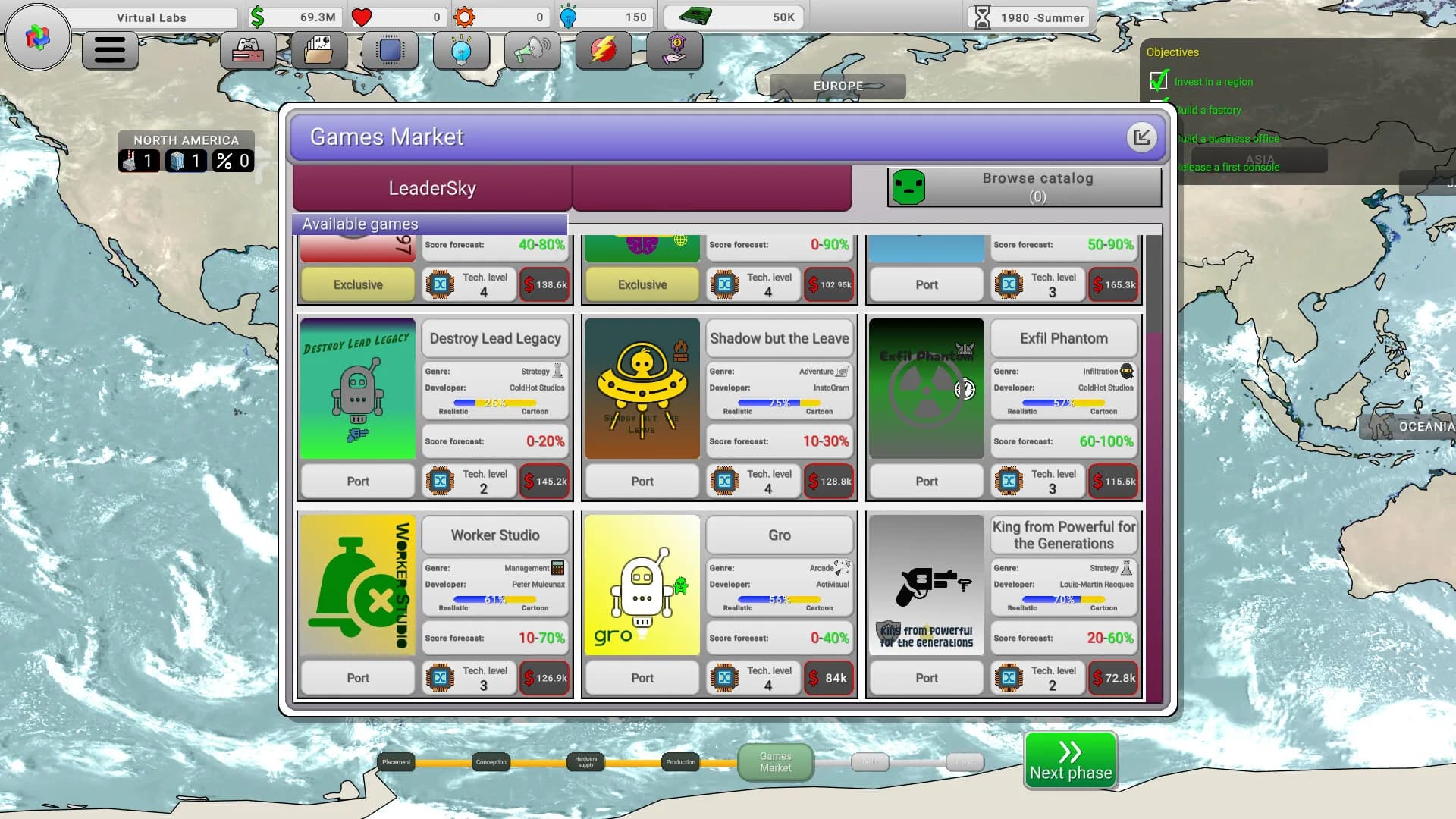 Console War Giant : A Turn-Based Tycoon görsel 5