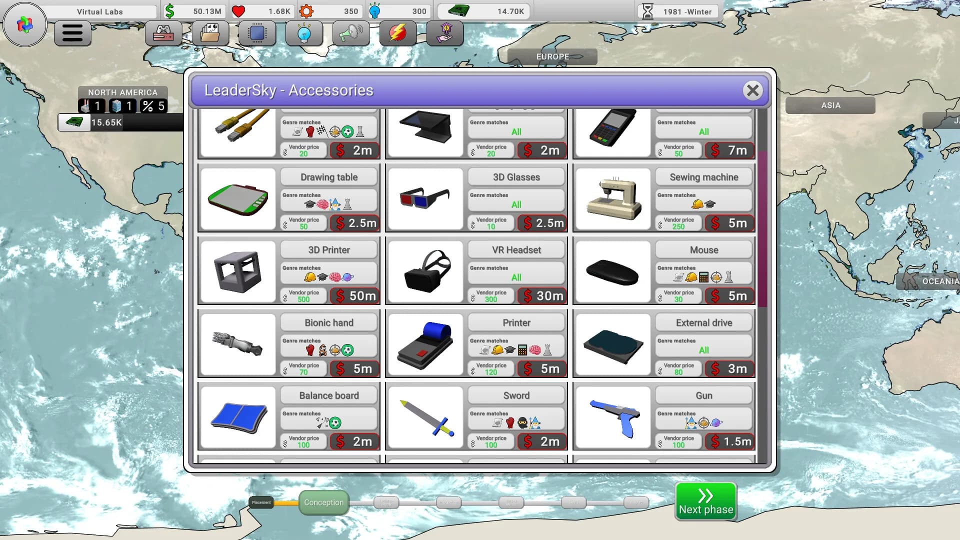 Console War Giant : A Turn-Based Tycoon görsel 6