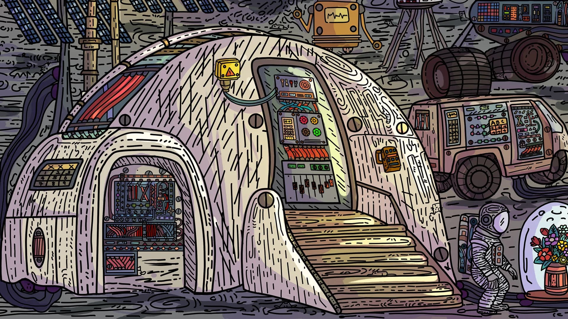 100 Moon Base Cats görsel 4