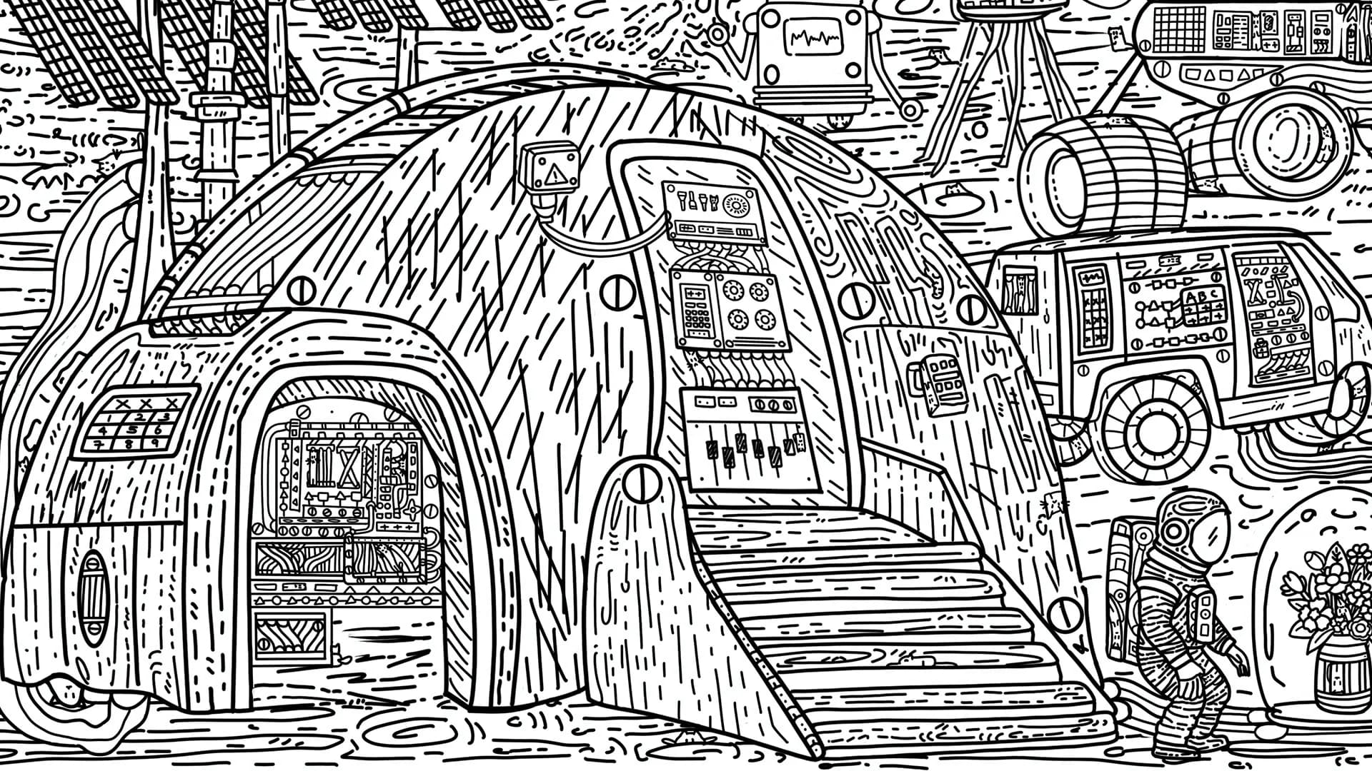 100 Moon Base Cats görsel 9