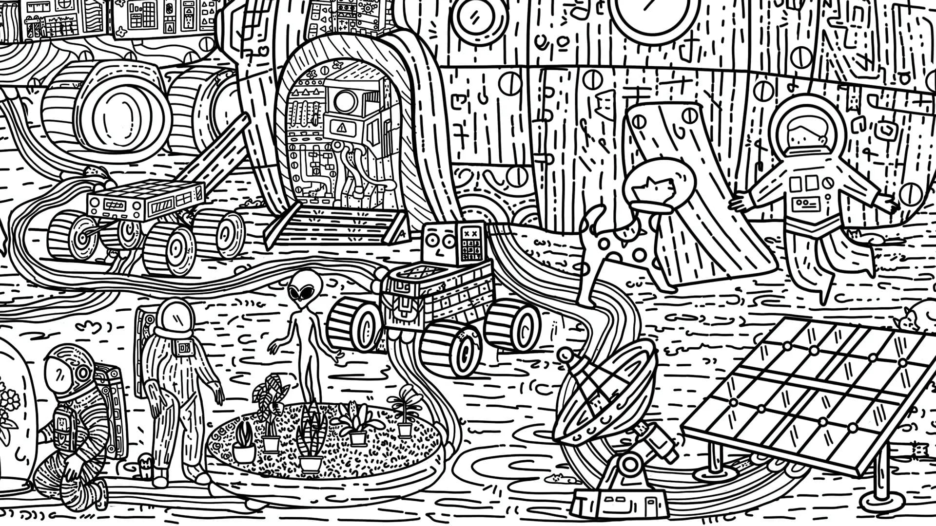 100 Moon Base Cats görsel 10
