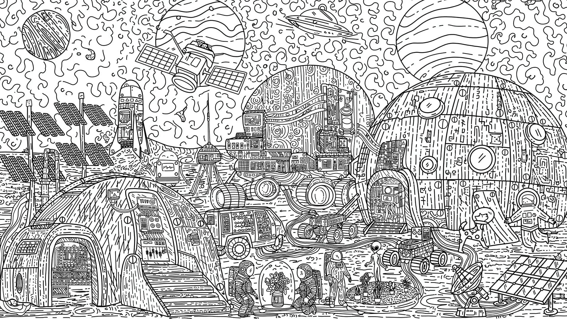 100 Moon Base Cats görsel 11