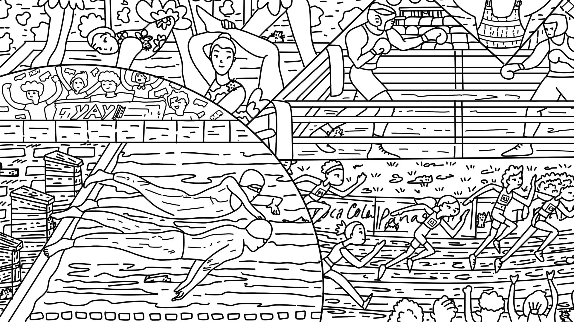 100 Olympic Cats görsel 8