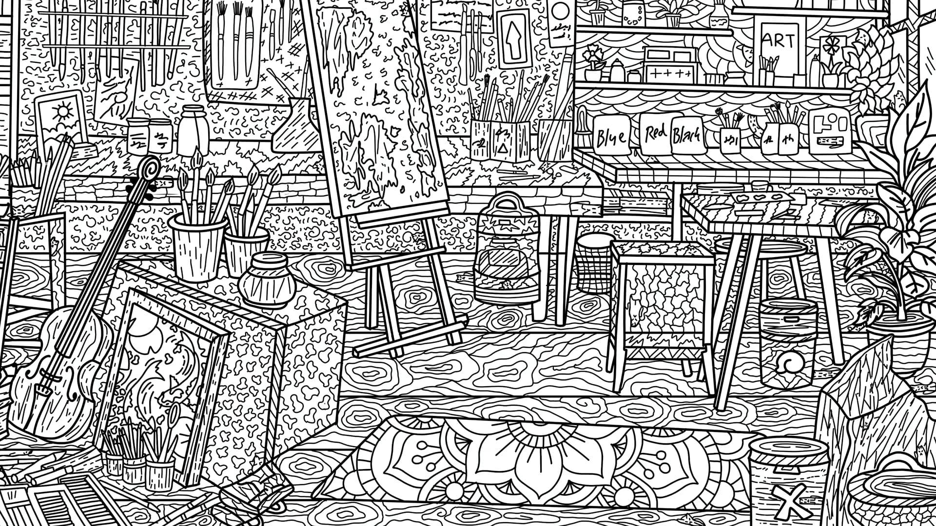 100 Artroom Cats görsel 9