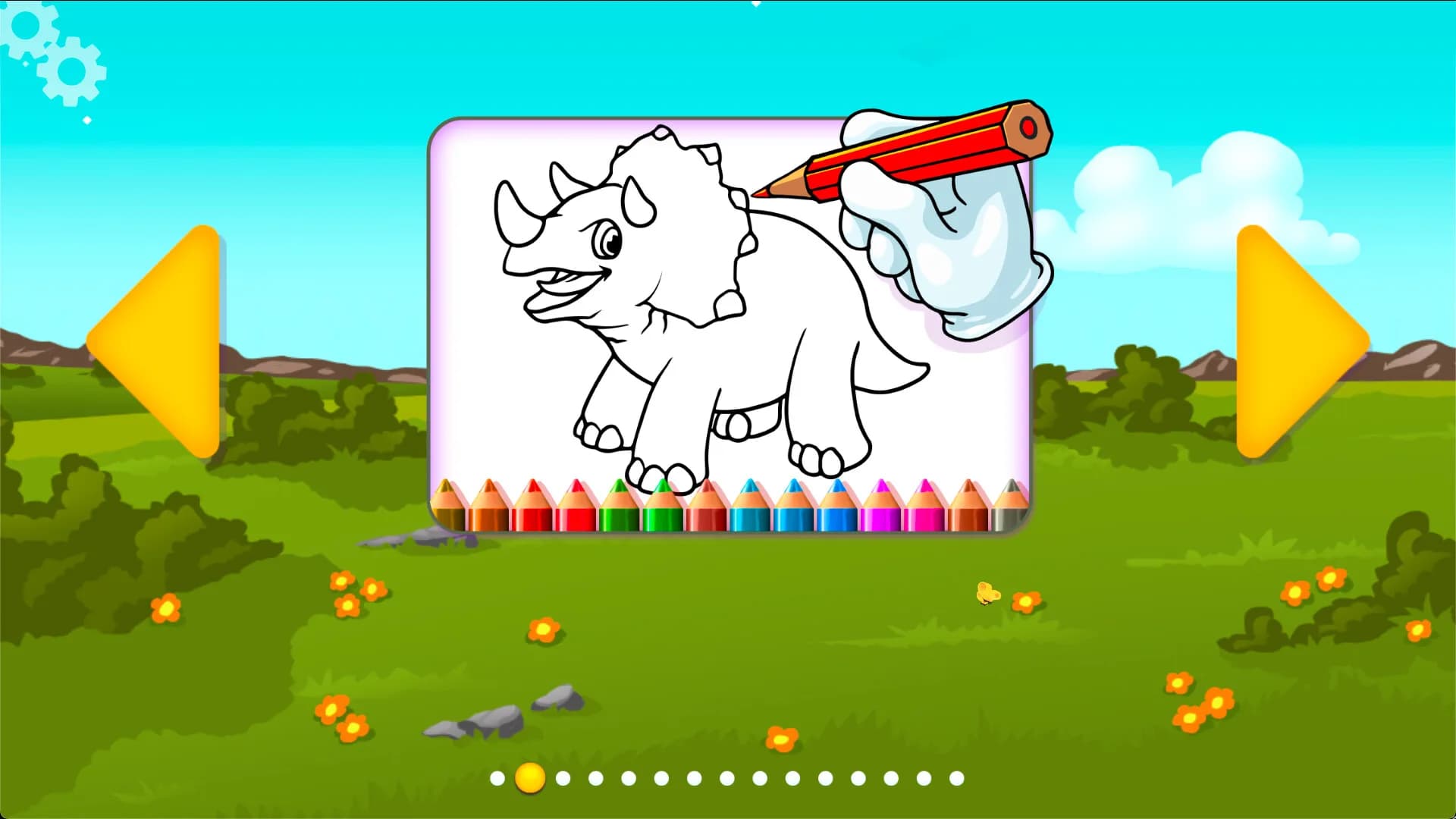 Animal Coloring Books for Kids & Toddlers - Dinosaurs görsel 2