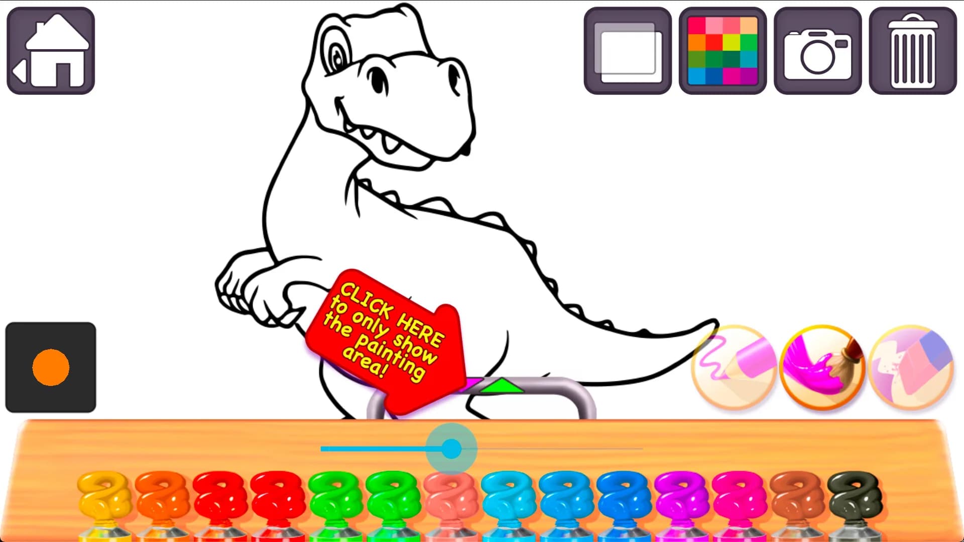 Animal Coloring Books for Kids & Toddlers - Dinosaurs görsel 3